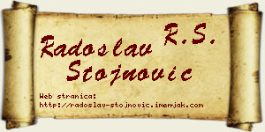 Radoslav Stojnović vizit kartica